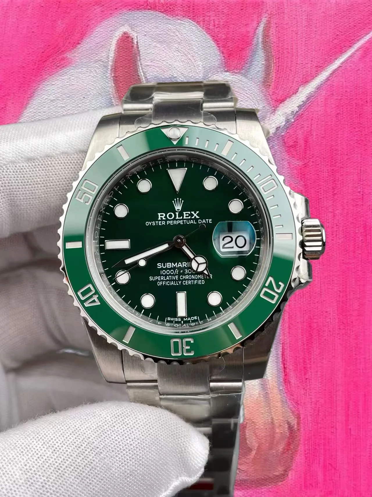 VS廠 勞力士 潛航者綠水鬼 40mm 二代綠巨人 3135機芯 綠盤綠圈
