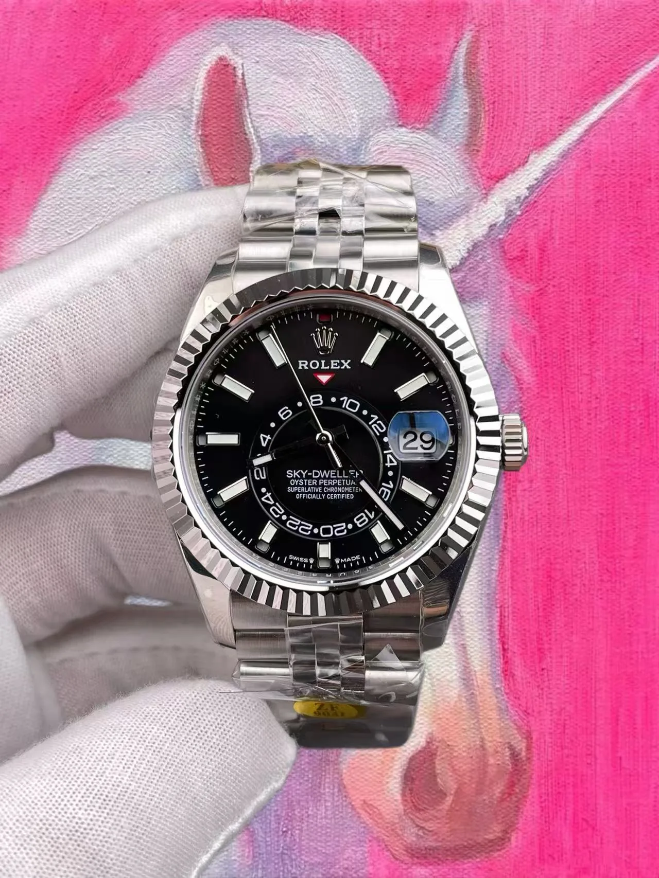 ZF廠 勞力士 縱航者型 天行者 42mm 黑盤鋼款 9002機芯 五珠鏈