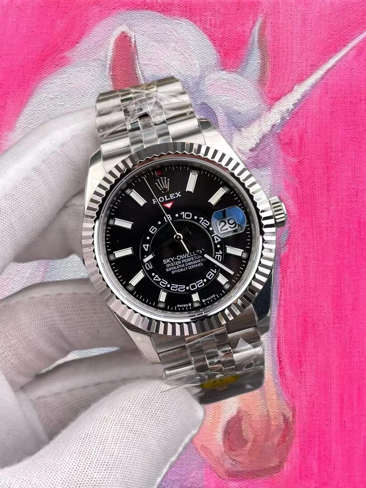 ZF廠 勞力士 縱航者型 天行者 42mm 黑盤鋼款 9002機芯 五珠鏈